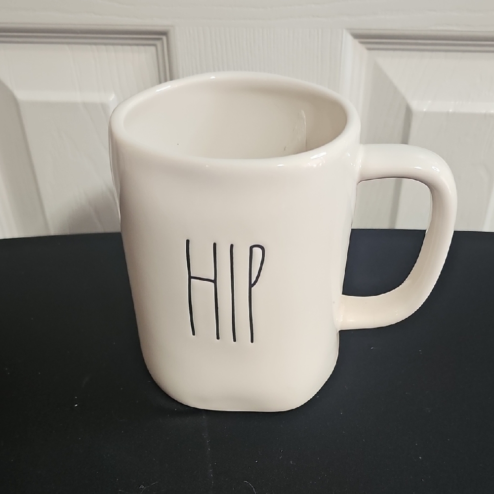 Rae Dunn HIP Mug - White